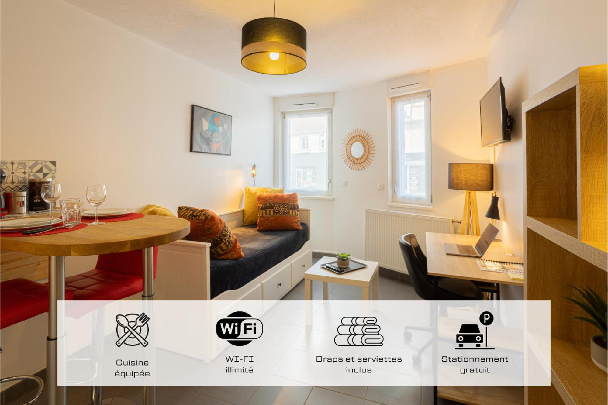 Studio Premium Arrivee Autonome 24S24H Troyes Zewnętrze zdjęcie